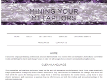 Tablet Screenshot of miningyourmetaphors.com
